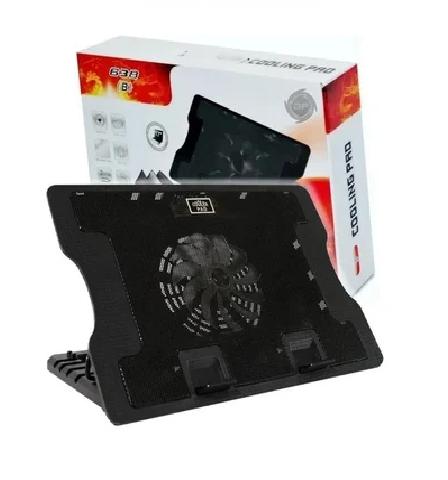 Satkit Base Raffreddamento Laptop Mod-638 - Ventola 80mm, Silenziosa 11dBA, USB, Per Notebook Fino A 15 Pollici