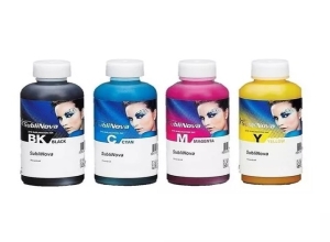 TINTA SUBLINOVA SMART 100ML (PACK NEGRO,AZUL,ROJO,AMARILLO)