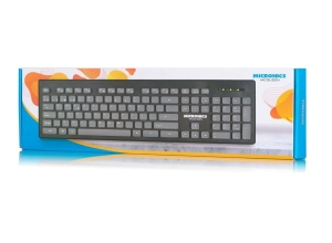 TECLADO MICRONICS MCQUEEN MIC K706 MULTIMEDIA USB T/CHOCOLATE