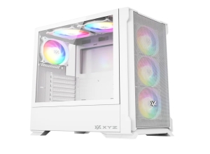CASE XYZ AIRONE 300-X MESH WHITE MID TOWER 6 FAN 120MM ARGB VIDRIO TEMPLADO