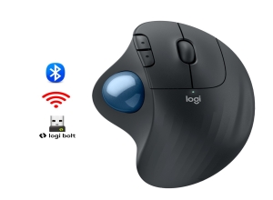 MOUSE LOGITECH ERGO M575S TRACKBALL SILENT WIRELESS BOLT/BLUETOOTH USB-A BLACK