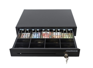 GAVETA DE DINERO 8 SLOTS C/RJ11 ADV-6406 ADVANCE