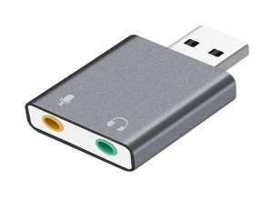 CONVERTIDOR SONIDO USB 7.1 METAL CON CABLE