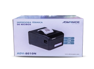 IMPRESORA TERMICA ADVANCE ADV-8010 USB LAN TICKETERA
