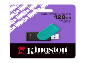 MEMORIA USB KINGSTON DATATRAVELER EXODIA S 128GB 3.2