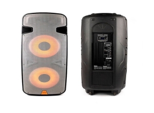 PARLANTE HALION ACTIVO DOBLE 15" PHA-215A AC/DC 1500W