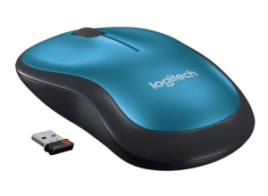 MOUSE WIRELESS LOGITECH M185 AZUL