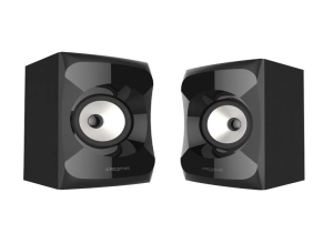 PARLANTE CREATIVE E2900 2.1 60W/120W BT/FM/USB/SD/3.5MM 220V LUZ LED BLACK