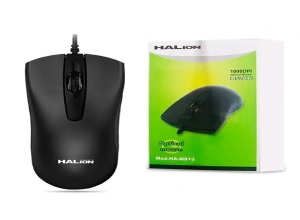 MOUSE HALION LANCER HA-M813 USB NEGRO