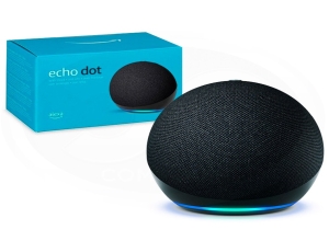 PARLANTE INTELIGENTE AMAZON ECHO DOT 5TA GEN NEGRO - ALEXA