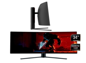 MONITOR 34" LED TEROS CURVO MOD. TE-3410G VA WQHD 165HZ