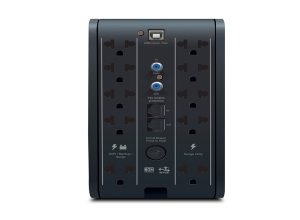 UPS CDP R-SMART2010I INTERACTIVO 2000VA / 1200W / 10 SALIDAS / 5 PORT USB-A / 1 PORT USB-C BLACK