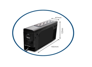 UPS CDP INTERACTIVO PORTATIL LI-504I 500VA/250W 4 SALIDAS BATERIA LITIO