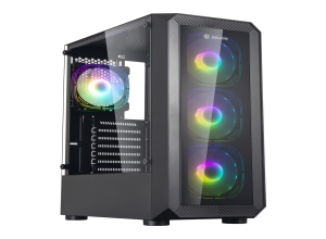 CASE ATX GAMER HALION SPARTA 844 VIDRIO 600W 4XARGB
