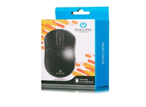 MOUSE ENKORE FUSSION USB NEGRO