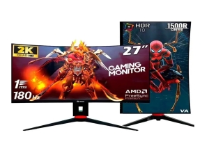 MONITOR 27" LED TEROS MOD. TE-2767G CURVO 180HZ 1MS