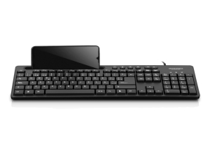 TECLADO MICRONICS MAGNUS+ MIC K734 MULTIMEDIA BLACK USB