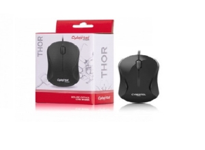 MOUSE CYBERTEL THOR CYB M100K USB BLACK
