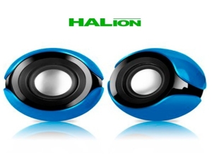 PARLANTE HALION HA-S12 NEGRO/AZUL USB