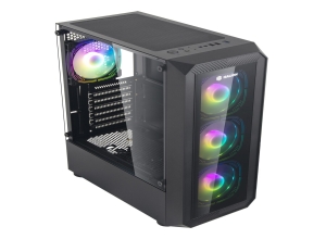 CASE ATX GAMER HALION SPARTA 844 VIDRIO 600W 4XARGB