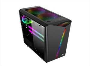 CASE PLAYER GAMING RAINBOW-R3 NEGRO