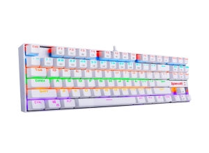 TECLADO REDRAGON KUMARA RAINBOW K552W-KR-SP WHITE RED SWITCH SPANISH