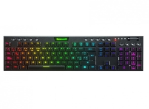 TECLADO REDRAGON HORUS FS K619-RGB-SP BLACK RED SWITCH MECANICO