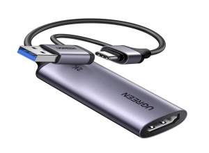 CAPTURADOR DE VIDEO 2K 30HZ HDMI A USB 3.0/USB C UGREEN