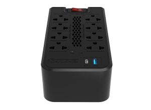 ESTABILIZADOR FORZA FVR-1222USB 1200VA/600W 8 TOMAS + 1 USB/1 TIPO C