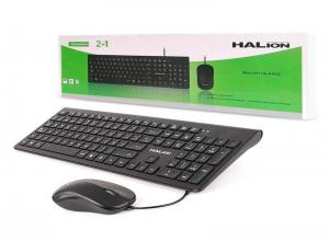 TECLADO HALION + MOUSE HA-K205C USB