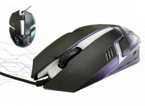 MOUSE OPTICO CON CABLE USB Y LUZ LED