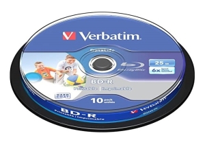 DVD 25 GB RW BLUE RAY  VERVATIM