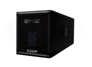 UPS CDP R-SMART1510I INTERACTIVO 1500VA / 900W / 10 SALIDAS / 5 PORT USB-A / 1 PORT USB-C BLACK