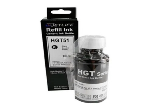 TINTA JETLIFE 90ML HP BLACK (GT51/GT53)