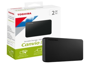 DISCO DURO EXTERNO TOSHIBA 2TB CANVIO 3.0 + ESTUCHE