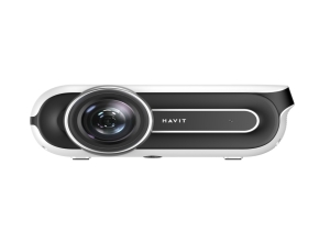 PROYECTOR HAVIT PJ209A PRO BLANCO 450ANSI LUMINES LCD ANDROID-TV 9.0 4K FHD SPEAKER WIFI AV HDMI