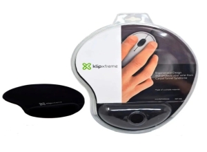 PAD MOUSE CON MUÑEQUERA KLIP XTREME KMP-100B BLACK