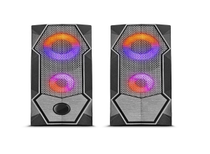 PARLANTE MICRONICS KRIPTON+ MIC S324U 2.0 RGB USB 2.5" BLACK