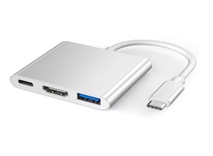 CONVERTIDOR TIPO-C A USB 3.0 + HDMI + TIPO-C