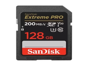 MEMORIA SD SANDISK EXTREME PRO 128GB 200MB/S 4K