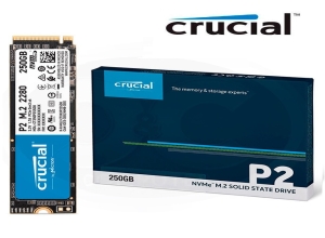 DISCO DURO SOLIDO M.2 2280 PCIE X4 NVME 250GB CRUCIAL P2