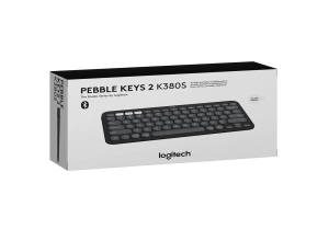 TECLADO LOGITECH PEBBLE 2 K380S BLUETOOTH/WIRELESS SP GRAPHITE