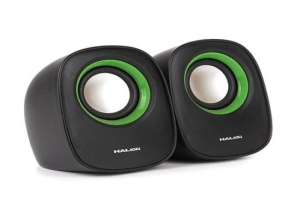 PARLANTE HALION HA-S15 NEGRO/VERDE USB