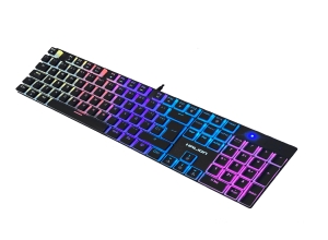 TECLADO HALION MECANICO ASGARD HA-KG941 PUDDING KEYS RAINBOW