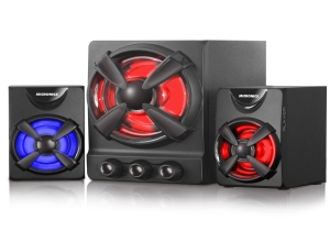 PARLANTE MICRONICS PLAYER MIC S601BT 2.1 RGB SD/USB