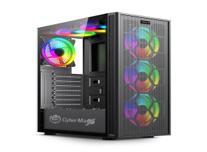 CASE CYBERTEL EXPLORER CBX5006 GAMER 6FAN ARGB SIN FUENTE