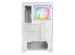CASE XYZ AIRONE 300-X MESH WHITE MID TOWER 6 FAN 120MM ARGB VIDRIO TEMPLADO