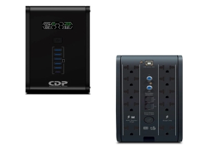 UPS CDP R-SMART1510I INTERACTIVO 1500VA / 900W / 10 SALIDAS / 5 PORT USB-A / 1 PORT USB-C BLACK